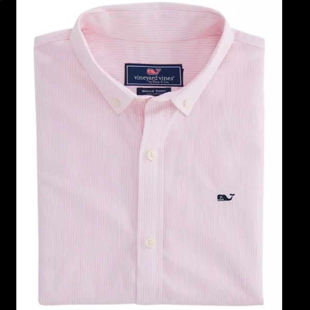Boys Vineyard Vines Fine Line Stripe Shirt